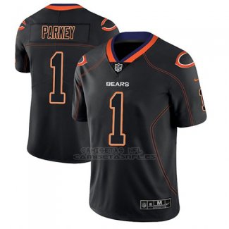 Camiseta NFL Limited Hombre Chicago Bears Cody Parkey Negro Color Rush 2018 Lights Out