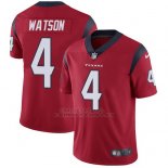 Camiseta NFL Limited Hombre Houston Texans 4 Deshaun Watson Rojo Alterno Stitched Vapor Untouchable
