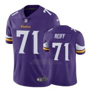 Camiseta NFL Limited Hombre Minnesota Vikings Riley Reiff Violeta Vapor Untouchable