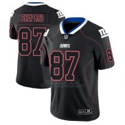 Camiseta NFL Limited Hombre New York Giants Sterling Shepard Negro Color Rush 2018 Lights Out