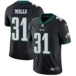 Camiseta NFL Limited Hombre Philadelphia Eagles 31 Jalen Mills Negro Alternate Stitched Vapor Untouchable