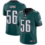Camiseta NFL Limited Hombre Philadelphia Eagles 56 Long Verde Negro