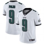 Camiseta NFL Limited Hombre Philadelphia Eagles 9 Nick Foles Blanco Stitched Vapor Untouchable