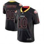 Camiseta NFL Limited Hombre San Francisco 49ers Jimmy Garoppolo Negro Color Rush 2018 Lights Out