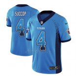 Camiseta NFL Limited Hombre Tennessee Titans Ryan Succop Light Azul 2018 Drift Fashion Color Rush