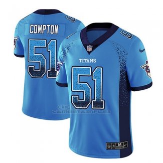 Camiseta NFL Limited Hombre Tennessee Titans Will Compton Light Azul 2018 Drift Fashion Color Rush
