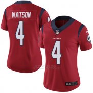 Camiseta NFL Limited Mujer Houston Texans 4 Deshaun Watson Rojo