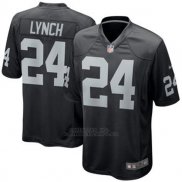 Camiseta NFL Limited Nino Oakland Raiders 24 Lynch Negro