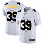 Camiseta NFL Limited Pittsburgh Steelers Fitzpatrick Logo Dual Overlap Blanco
