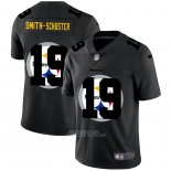 Camiseta NFL Limited Pittsburgh Steelers Smith-Schuster Logo Dual Overlap Negro