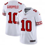Camiseta NFL Limited San Francisco 49ers Garoppolo Team Logo Fashion Blanco