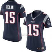 Camiseta New England Patriots Hogan Negro Nike Game NFL Mujer