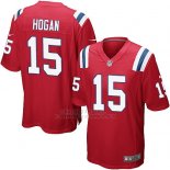 Camiseta New England Patriots Hogan Rojo Nike Game NFL Hombre