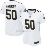 Camiseta New Orleans Saints Anthony Blanco Nike Game NFL Mujer