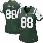 Camiseta New York Jets Amaro Verde Nike Game NFL Mujer