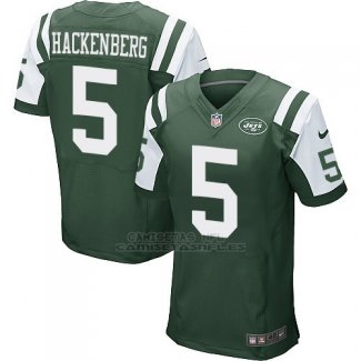 Camiseta New York Jets Hackenberg Verde Nike Elite NFL Hombre