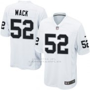 Camiseta Oakland Raiders Mack Blanco Nike Game NFL Nino