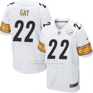 Camiseta Pittsburgh Steelers Gay Blanco Nike Elite NFL Hombre