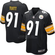 Camiseta Pittsburgh Steelers Tuitt Negro Nike Game NFL Hombre