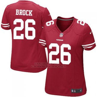 Camiseta San Francisco 49ers Brock Rojo Nike Game NFL Mujer
