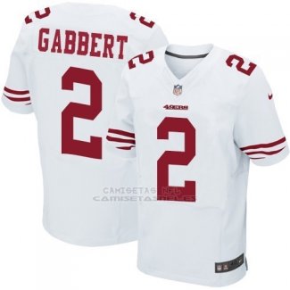 Camiseta San Francisco 49ers Gabbert Blanco Nike Elite NFL Hombre