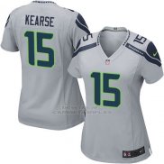 Camiseta Seattle Seahawks Kearse Gris Nike Game NFL Mujer