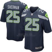 Camiseta Seattle Seahawks Sherman Azul Oscuro Nike Game NFL Nino