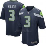 Camiseta Seattle Seahawks Wilson Azul Oscuro Nike Game NFL Hombre