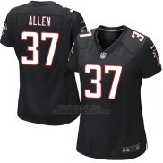 Camiseta Atlanta Falcons Allen Negro Nike Game NFL Mujer
