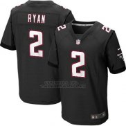 Camiseta Atlanta Falcons Ryan Negro Nike Elite NFL Hombre