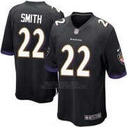 Camiseta Baltimore Ravens Smith Negro Nike Game NFL Nino