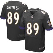 Camiseta Baltimore Ravens Smith Sr Nike Elite NFL Negro Hombre