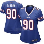 Camiseta Buffalo Bills Lawson Azul Nike Game NFL Mujer