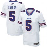 Camiseta Buffalo Bills Taylor Blanco Nike Elite NFL Hombre