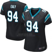 Camiseta Carolina Panthers Ealy Negro Nike Game NFL Mujer
