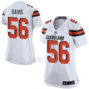 Camiseta Cleveland Browns Davis Blanco Nike Game NFL Mujer