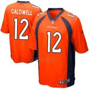Camiseta Denver Broncos Caldwell Naranja Nike Game NFL Hombre