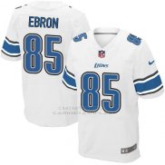Camiseta Detroit Lions Ebron Blanco Nike Elite NFL Hombre