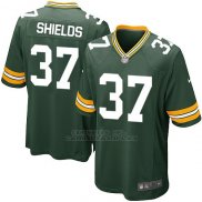 Camiseta Green Bay Packers Shields Verde Militar Nike Game NFL Nino