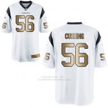 Camiseta Houston Texans Cushing Blanco Nike Gold Game NFL Hombre