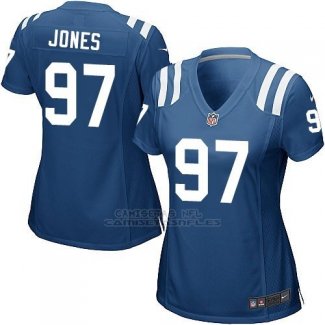 Camiseta Indianapolis Colts Jones Azul Nike Game NFL Mujer