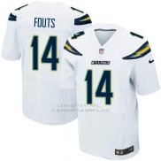 Camiseta Los Angeles Chargers Fouts Blanco Nike Elite NFL Hombre