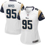 Camiseta Los Angeles Rams Hayes Blanco Nike Game NFL Mujer
