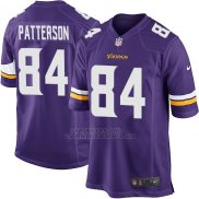 Camiseta Minnesota Vikings Patterson Violeta Nike Game NFL Hombre