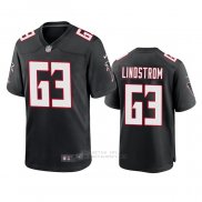Camiseta NFL Game Atlanta Falcons Chris Lindstrom Throwback 2020 Negro