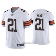Camiseta NFL Game Cleveland Browns 2020 Denzel Ward Vapor Blanco