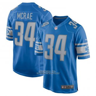 Camiseta NFL Game Detroit Lions Tony Mcrae Azul