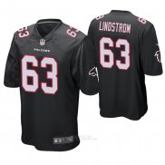 Camiseta NFL Game Hombre Atlanta Falcons Chris Lindstrom Negro