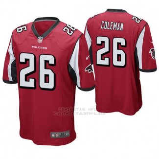 Camiseta NFL Game Hombre Atlanta Falcons Tevin Coleman Rojo