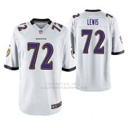 Camiseta NFL Game Hombre Baltimore Ravens Alex Lewis Blanco